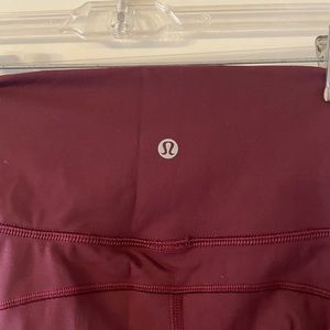 Maroon Capri Yoga Pants size 2